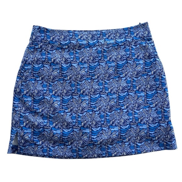 Vineyard Vines Royal Ocean Palmetto Print Tennis/Golf Skort. Size 4 - Picture 1 of 12